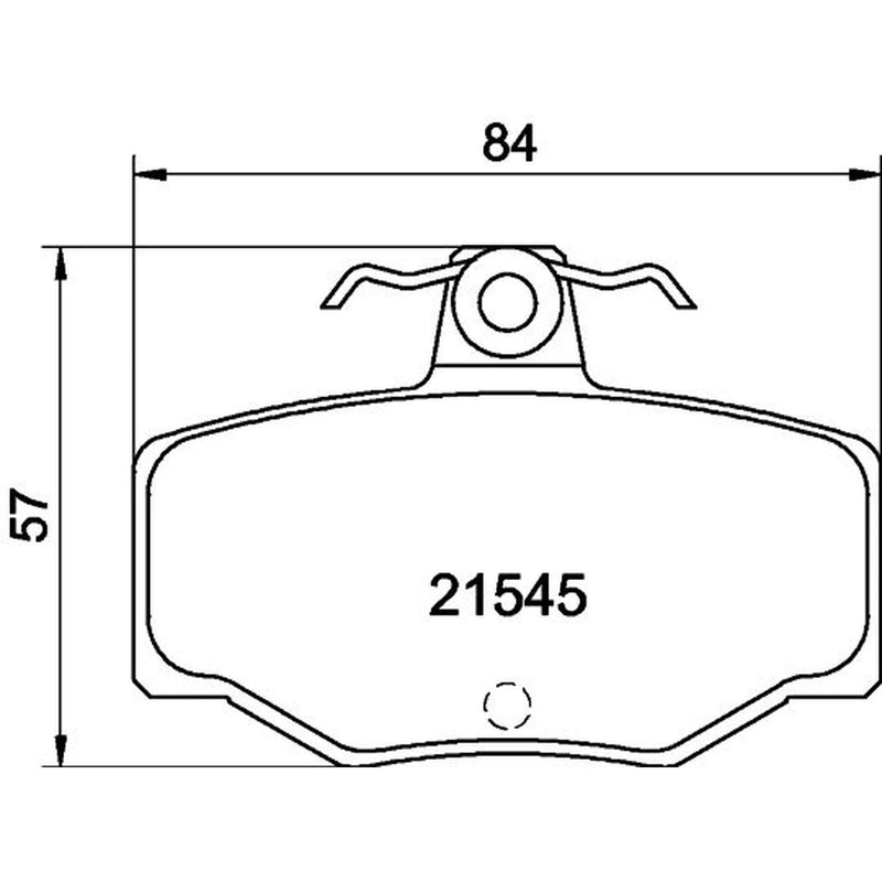 Mintex Rear Brake Pad Set MDB1489