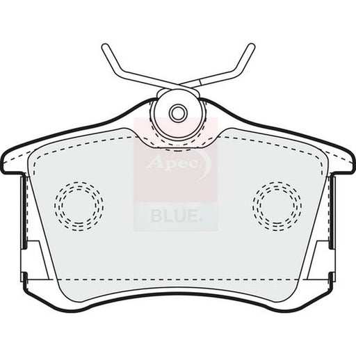 Apec Rear Brake Pad Set PD3182