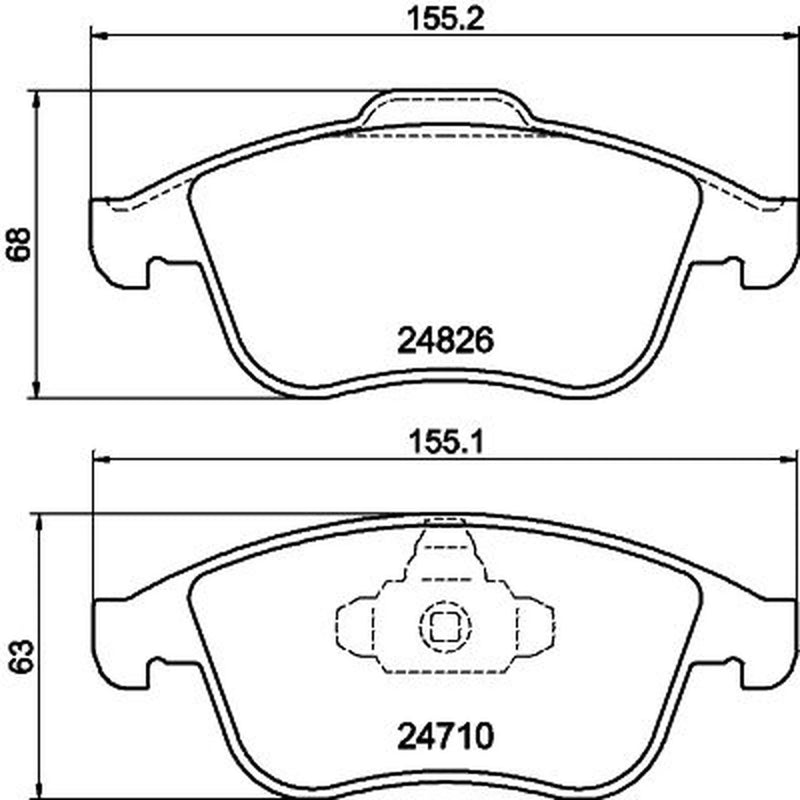 Mintex Front Brake Pad Set MDB3030