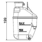 Mahle Coolant Expansion Tank CRT 88 001S