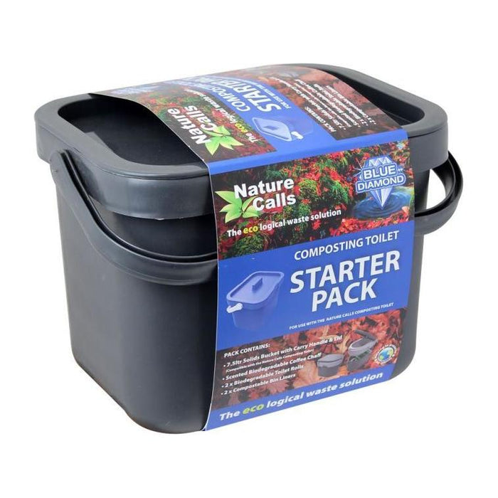 Blue Diamond Composting Toilet Starter Pack Set - Blue Diamond - Van Life Living