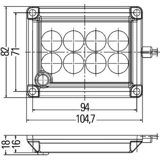 Hella Interior Lamp Md10-30 2JA Interior 2JA 012 557-011 189792 2JA 012 557-011
