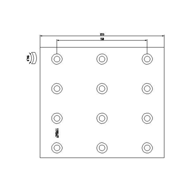 DON Don Cv Brake Lining Set PB18192S7100