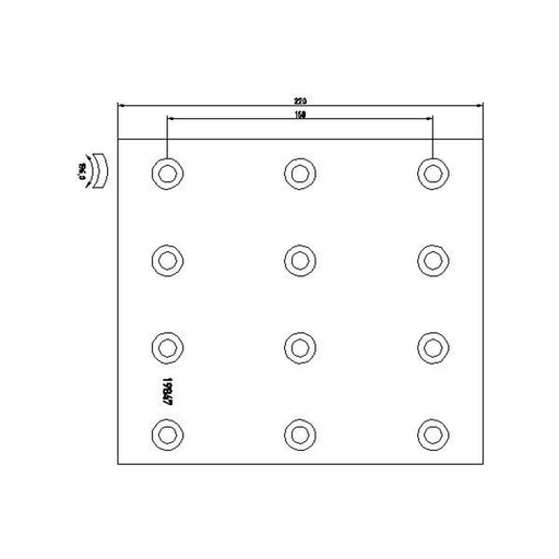 DON Don Cv Brake Lining Set PB18192S7113