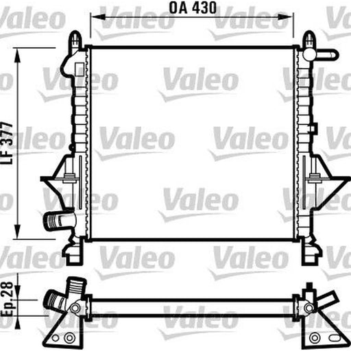 Valeo Engine Radiator 732051