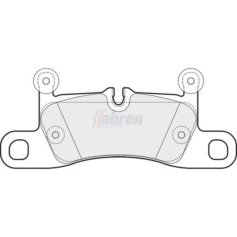 Fahren Rear Brake Pad Set FBP3689