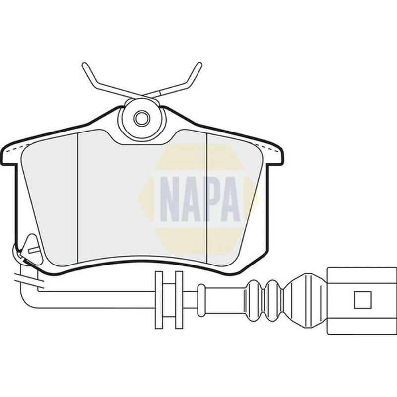 NAPA Rear Brake Pad Set NBP1202