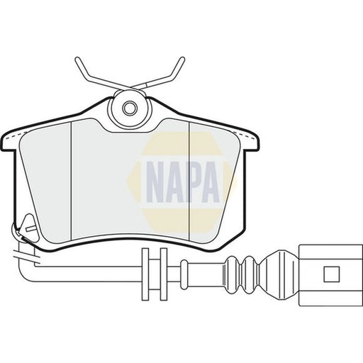 NAPA Rear Brake Pad Set NBP1202