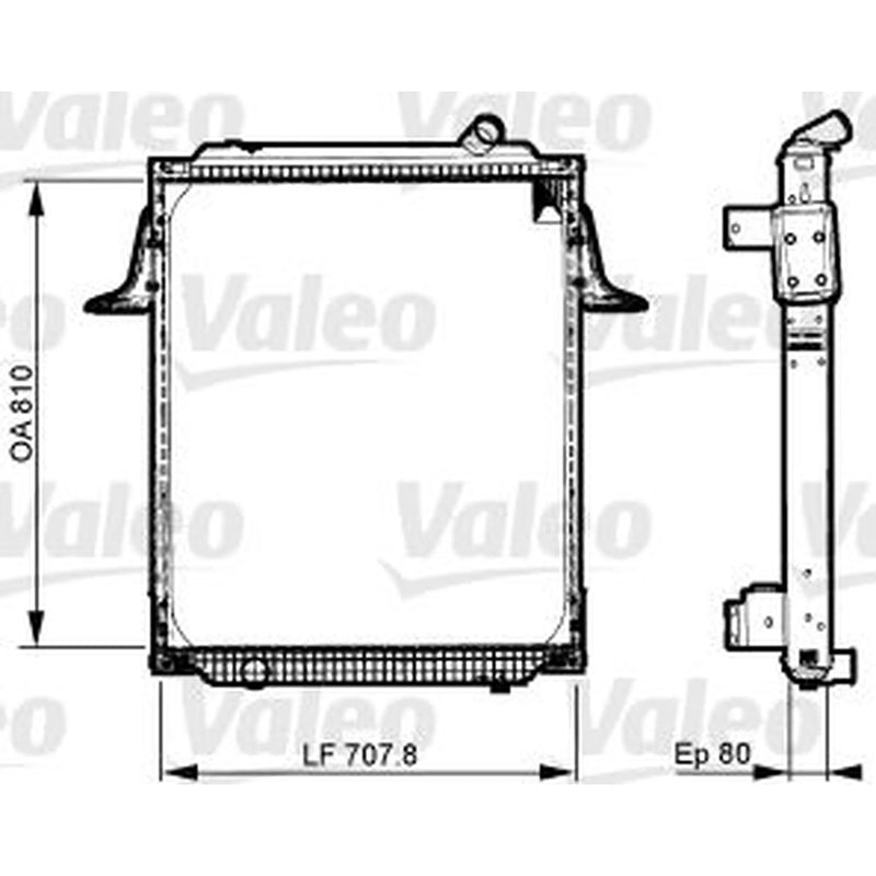 Valeo Engine Radiator 733535