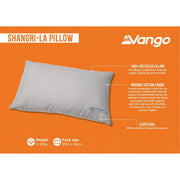 Vango Shangri-La Pillow - Luxury Organic Cotton Camping Pillow - Vango - Van Life Living