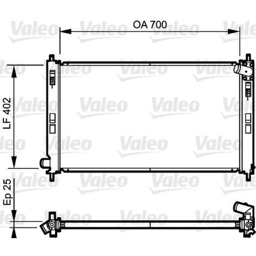 Valeo Engine Radiator 735200