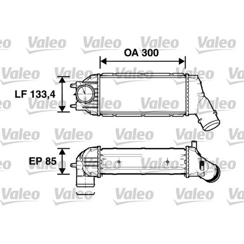 Valeo Intercooler (Charge Air Cooler) 817638