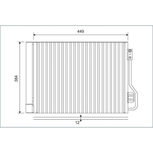 Valeo Air Conditioning Condenser 812882