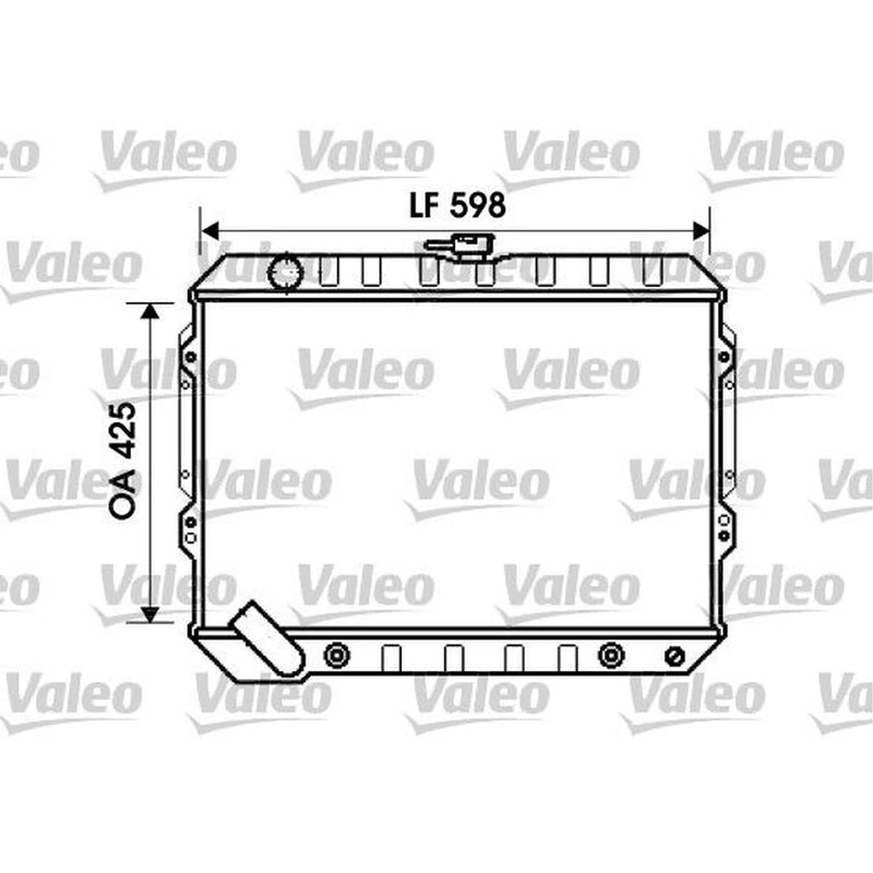 Valeo Engine Radiator 734809