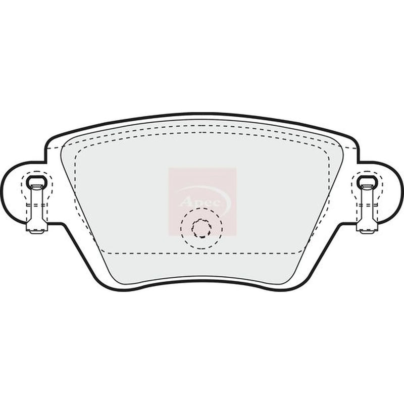 Apec Rear Brake Pad Set PAD1295