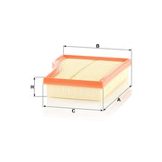 MANN-FILTER Engine Air Filter C 26 017