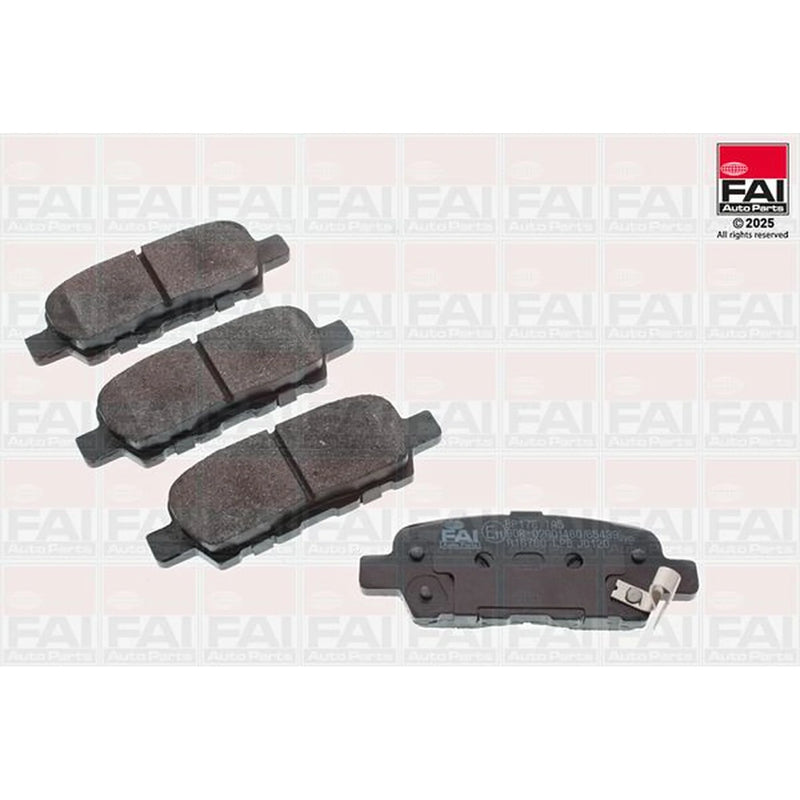 FAI Rear Brake Pad Set BP176