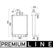 Mahle Engine Radiator CR 2416 000P