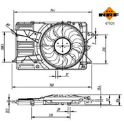 NRF Engine Cooling Fan 47020