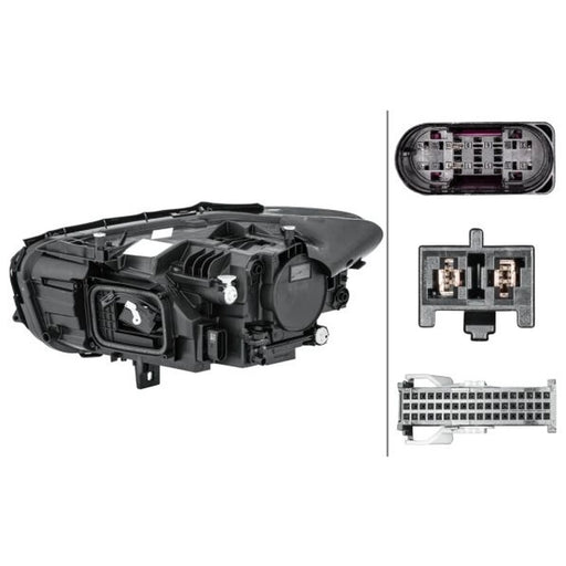 Hella Headlight Headlamp LED Right 1LX 014 993-581