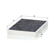 MANN-FILTER Cabin Air Filter (Pollen Filter) behind the CUK 3054