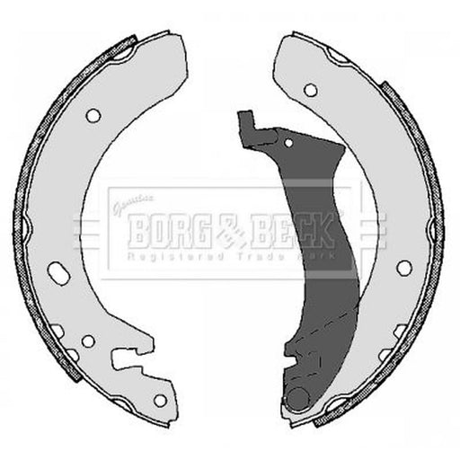 Borg & Beck Parking Brake Shoe Set BBS6245