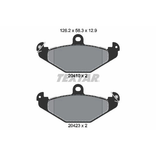 Textar Rear Brake Pad Set 2041003