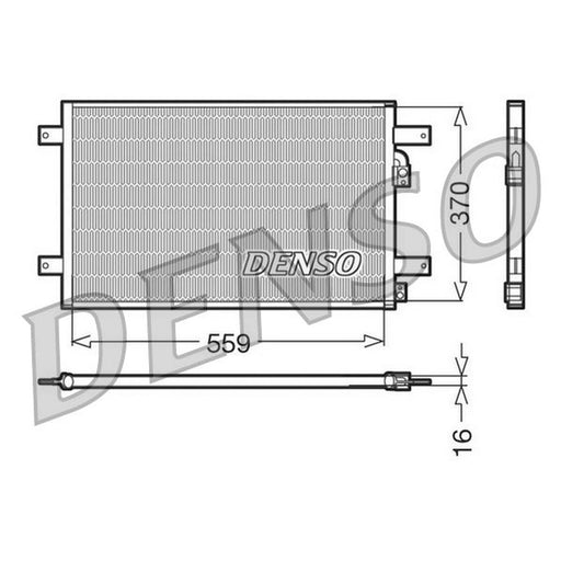 Denso Air Conditioning Condenser DCN32014