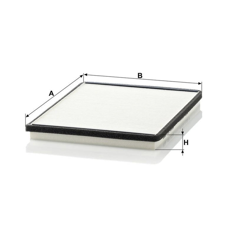 MANN-FILTER Cabin Air Filter (Pollen Filter) behind the CU 2530