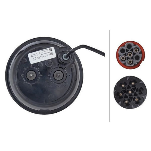 Hella Tail Light / Lamp LED Right 2NR 013 155-211