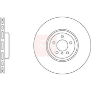 Apec 2 x Front Vented Brake Discs DSK3232