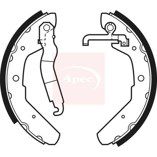 Apec Brake Shoe Set Axle Kit SHU337