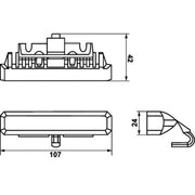 Hella Strobe-Type Beacon High 2XD 012 160-811
