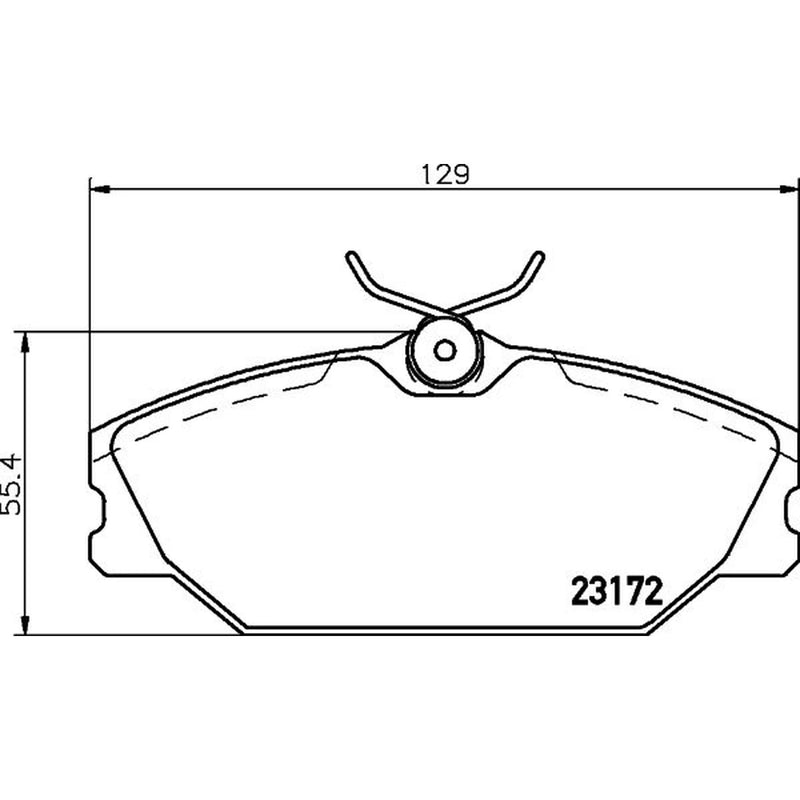 DON Front Brake Pad Set PCP1153