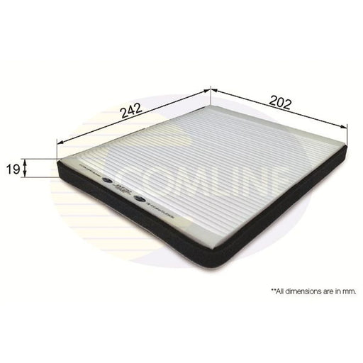 Comline Cabin Air Filter (Pollen Filter) EKF212