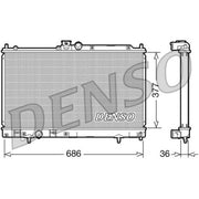 Denso Engine Radiator DRM45022