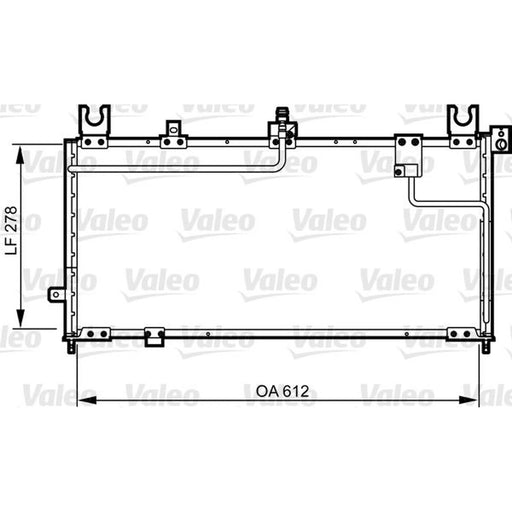Valeo Air Conditioning Condenser 814253