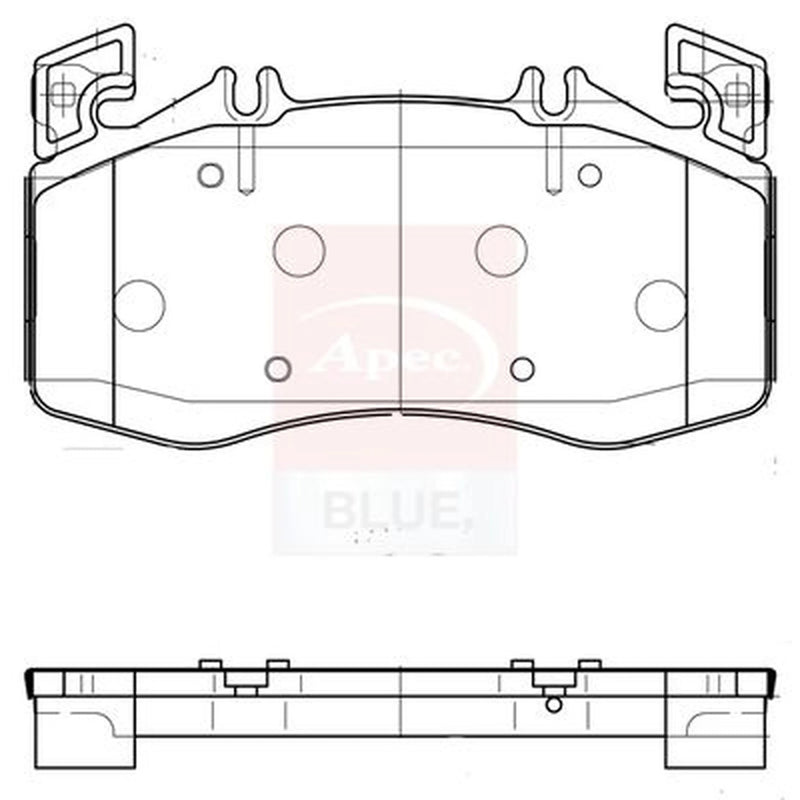 Apec Front Brake Pad Set PD3977