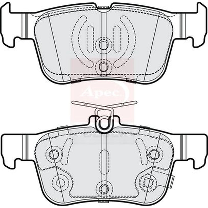 Apec Rear Brake Pad Set PD4256