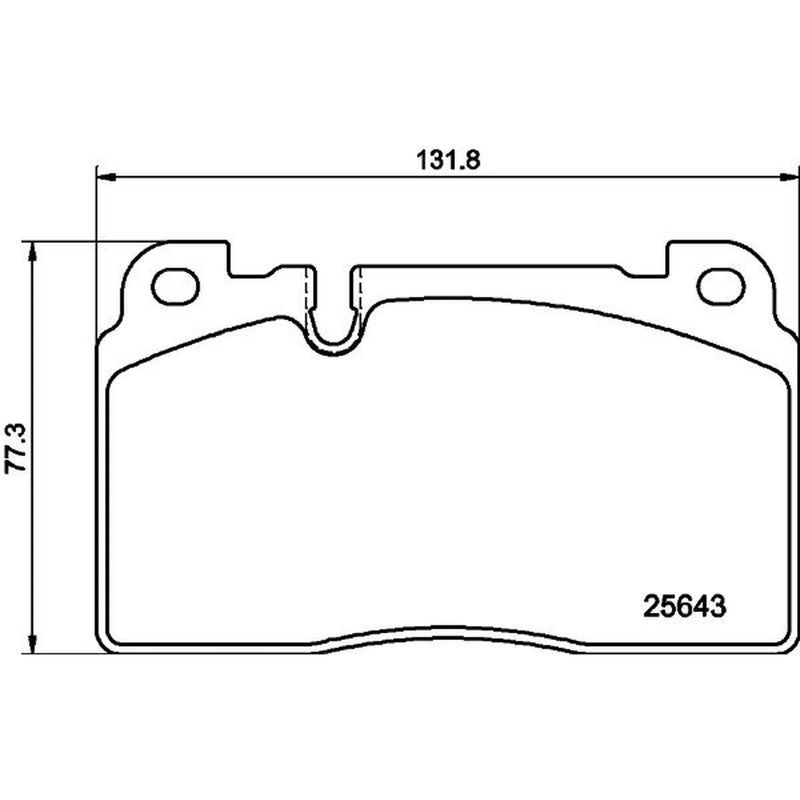 DON Front Brake Pad Set PCP2107