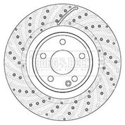 Borg & Beck 2 x / Front Brake Discs BBD5355-x2