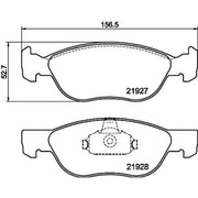 Mintex Front Brake Pad Set MDB2123