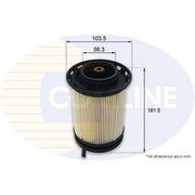 Comline Fuel Filter Element EFF347D