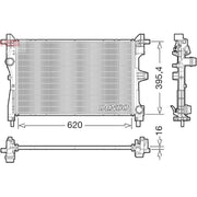 Denso Engine Radiator DRM09177