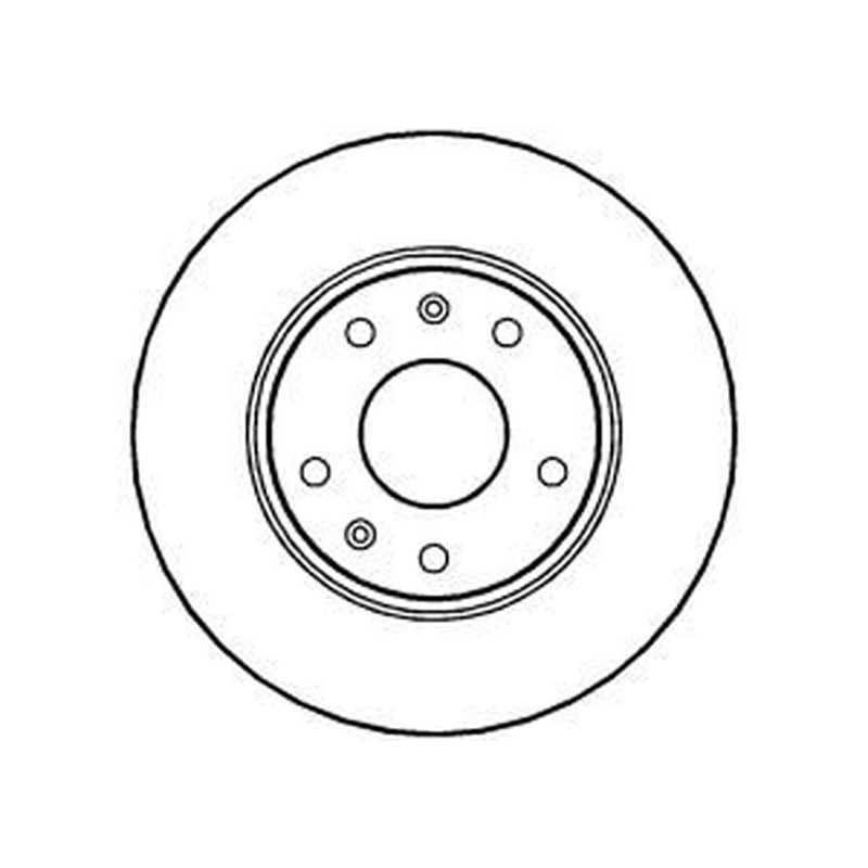 Abtex 2 x Vented Front Brake Discs BD1081V-x2