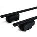 Roof Bars Rack Aluminium Black fits Volkswagen Tiguan 2007-2016 For Raised Rails - Omtec - Van Life Living