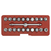 Sealey Oil Drain Plug Key Set 21pc 3/8"Sq Drive AK6586 Sealey  - Town Parts