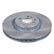 Febi 2 x Internally Vented Front Brake Discs 24745-x2
