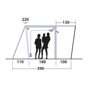 Outwell Jonesville 290SA Flex Drive-Away Awning Campervan 175 - 200 cm - Outwell - Van Life Living