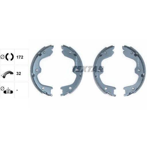 Textar Parking Brake Shoe Set 91065900